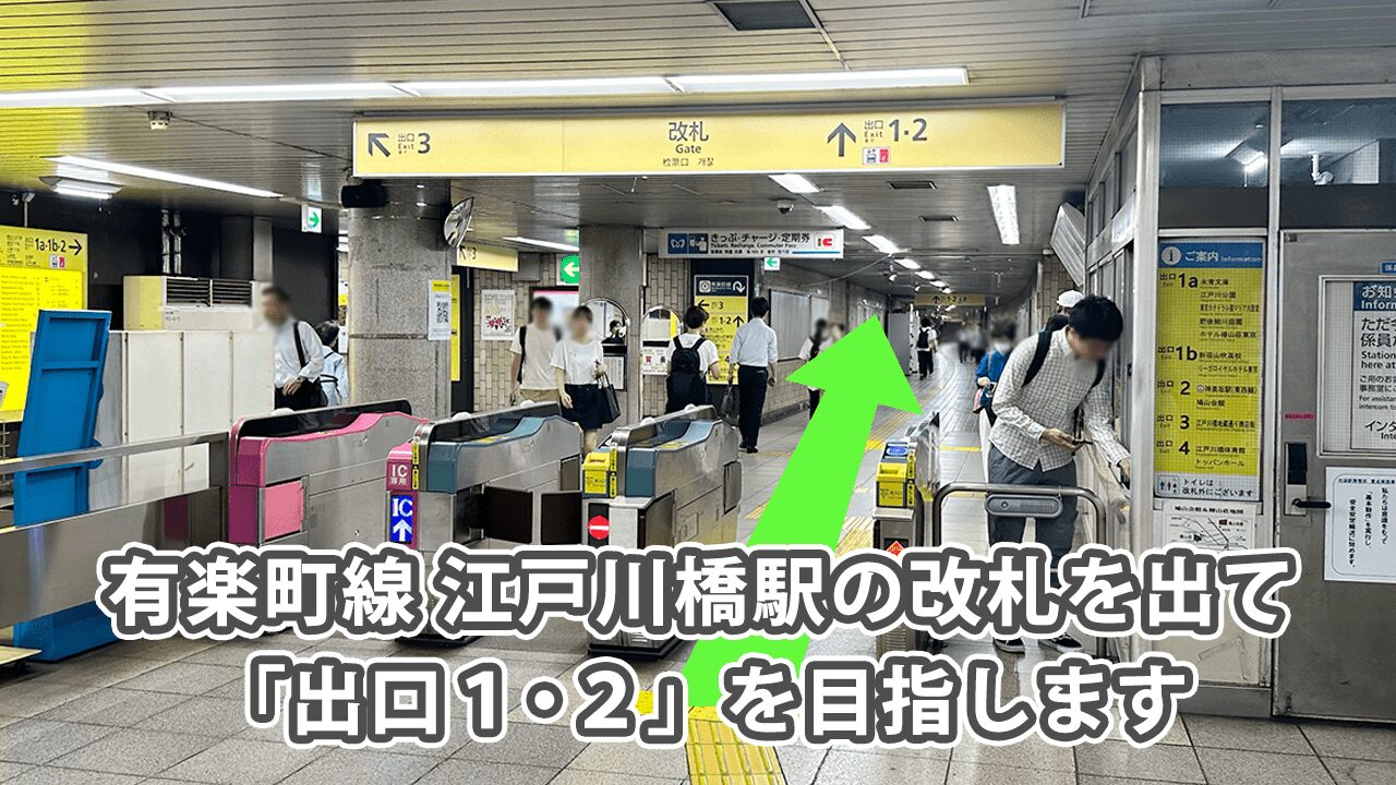 有楽町線江戸川橋駅から株式会社スピテックへの道順